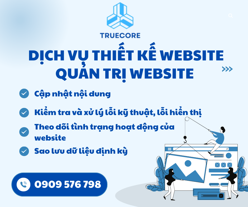 Dịch vụ chăm sóc website và quản trị website chuyên nghiệp