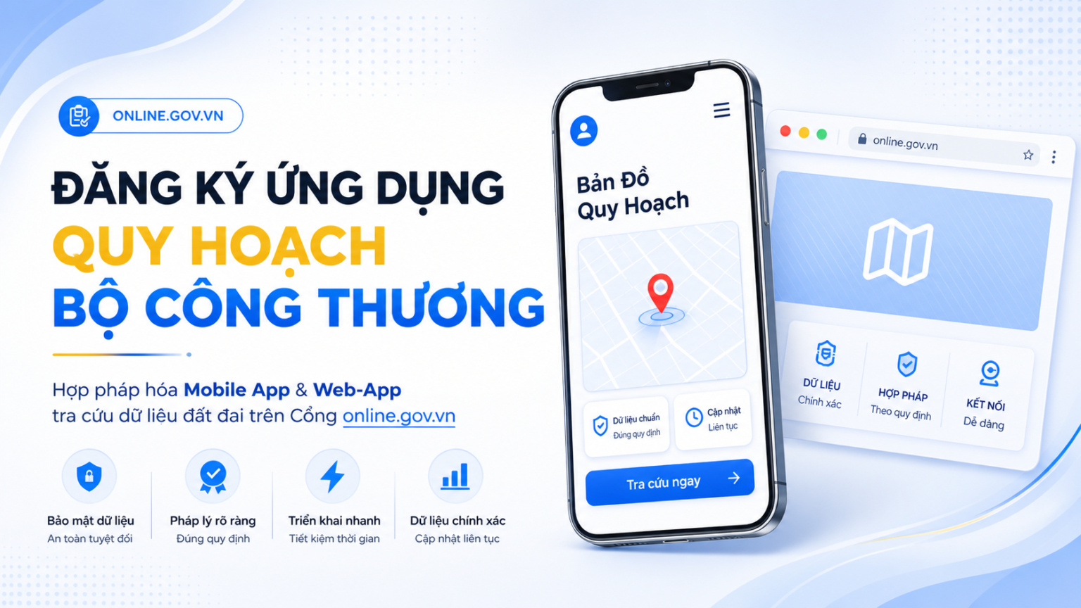 hướng dẫn đăng ký ứng dụng quy hoạch với bộ công thương