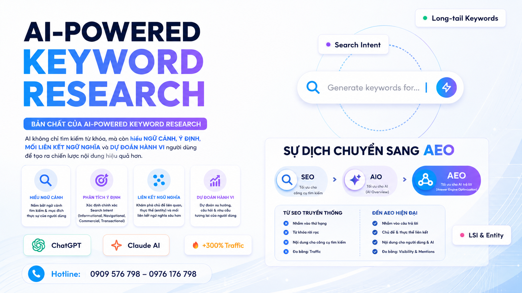 bản chất của ai powered keyword research & sự dịch chuyển sang aeo